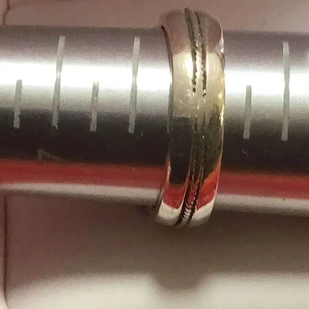 Vintage round onyx and sterling silver ring size 8
